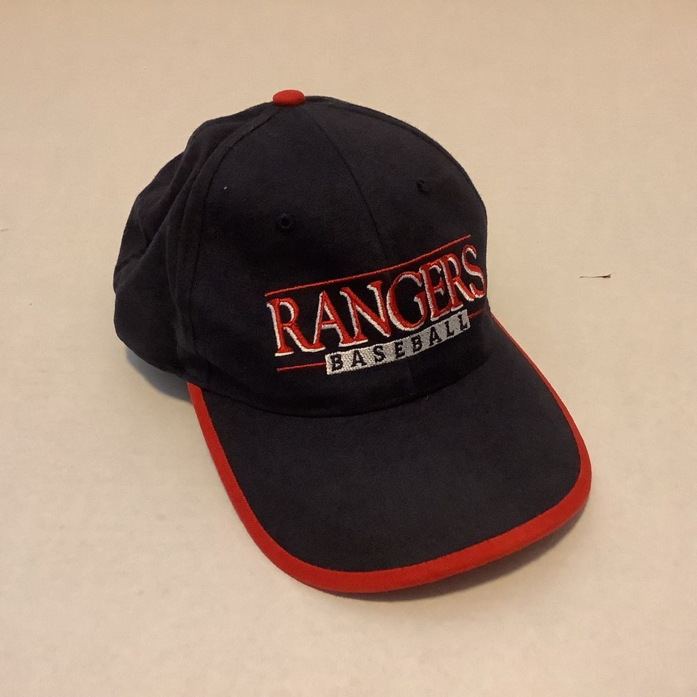 Vintage Rangers Baseball Hat Ball Cap BD&A FINA Patch SnapBack Embroidered Logo